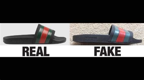 faux gucci slides|how to authenticate gucci slides.